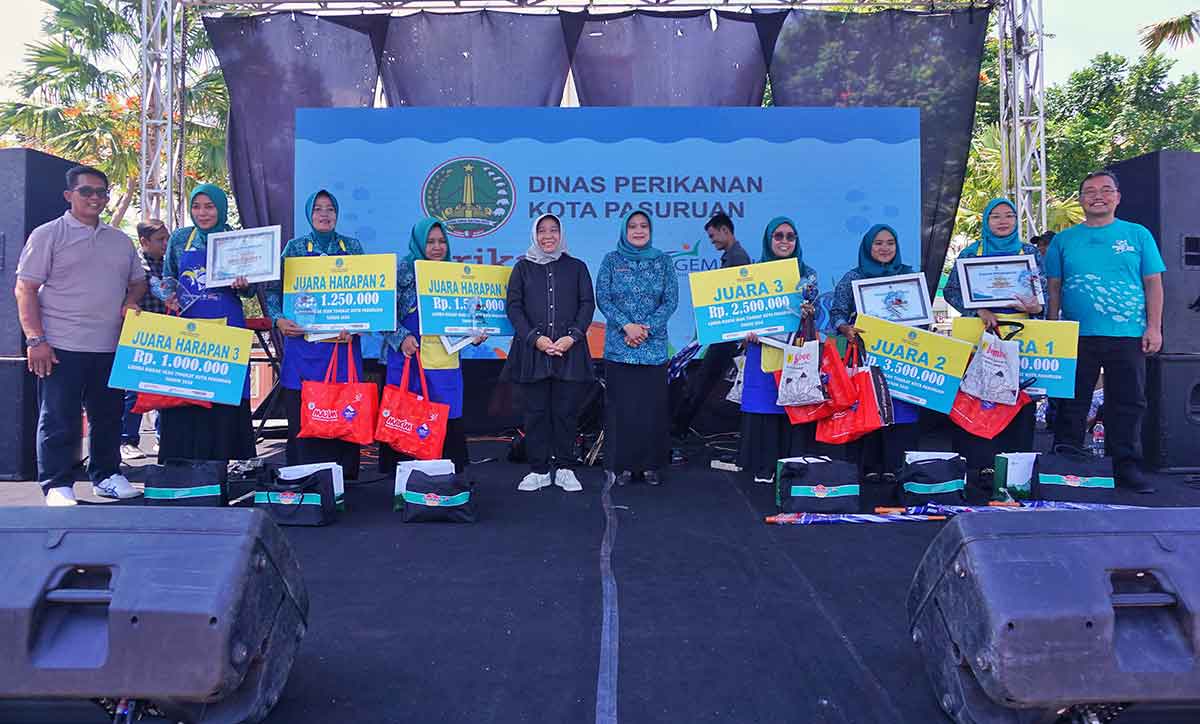 Pemkot Pasuruan Meriahkan Hari Ikan Nasional dengan Lomba Masak dan Senam Gemarikan