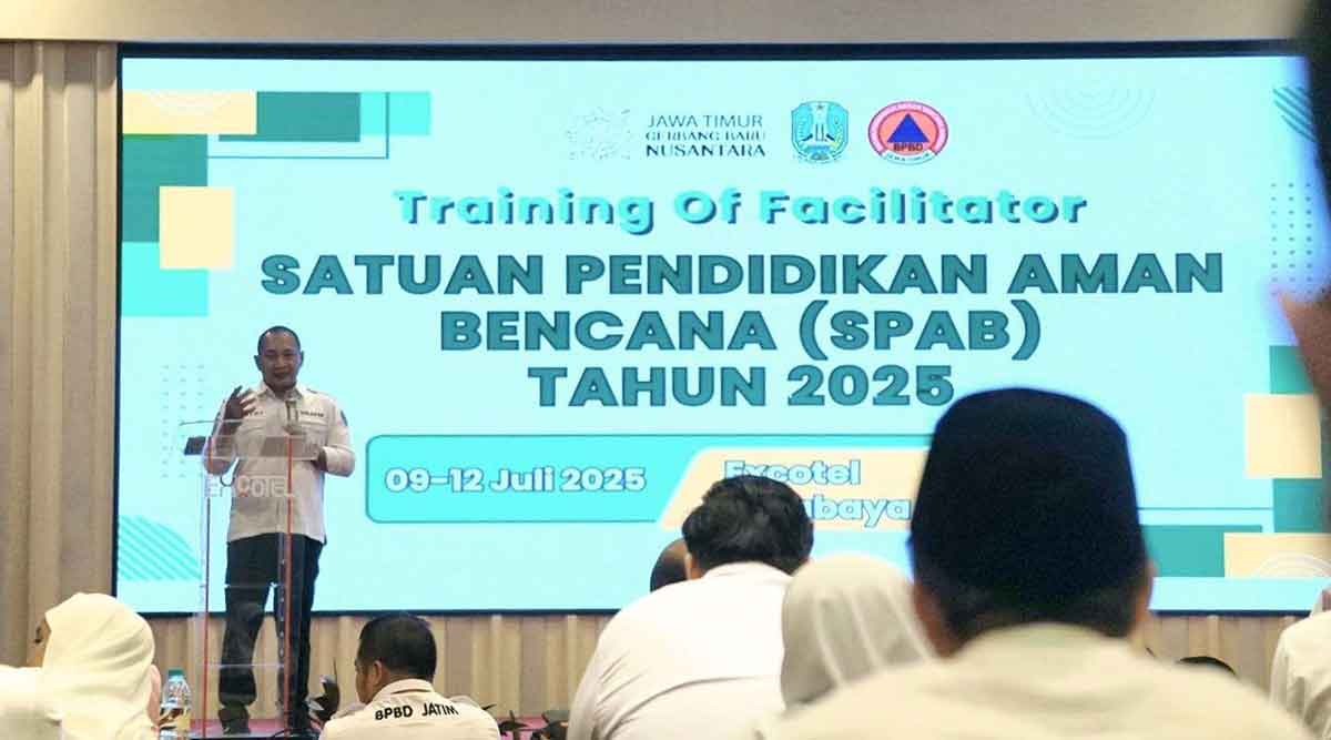 Wujudkan Sekolah Tangguh Bencana, BPBD Jatim Gelar ToF SPAB 2025