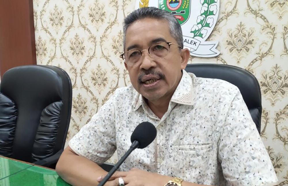 Sukarodin, Ketua Pansus III DPRD Trenggalek.