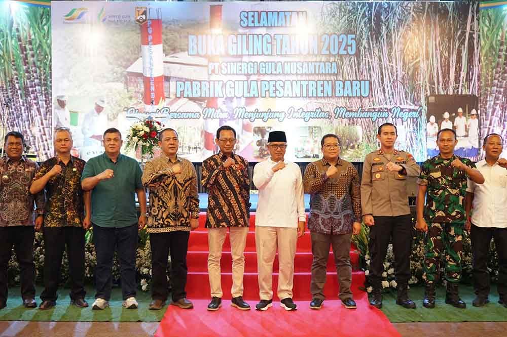 Wakil Wali Kota Kediri, Qowimuddin Thoha bersama jajaran PG Pesantren dan tamu undangan. (Ist)
