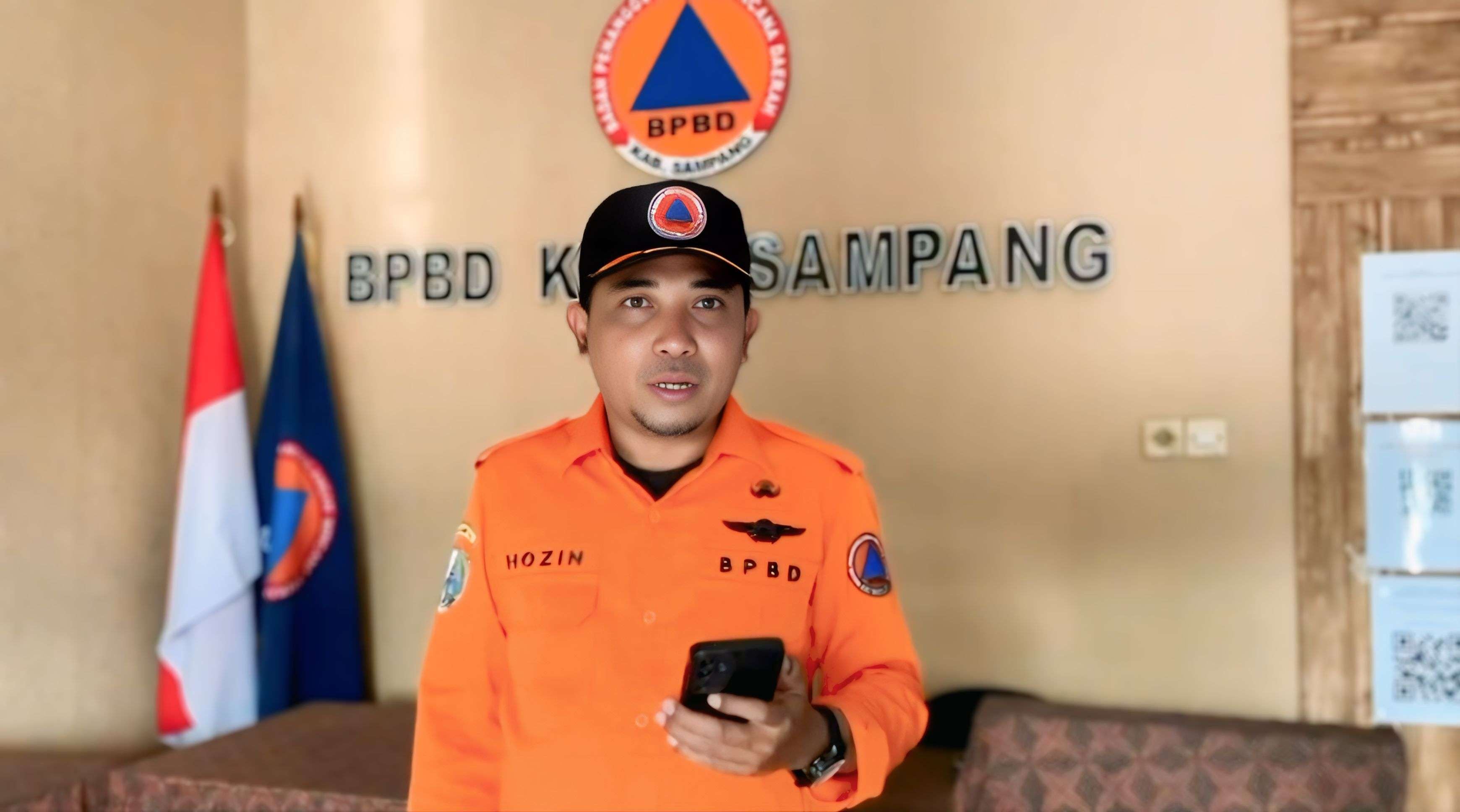 Mohammad Hozin, Kasi Kedaruratan dan Logistik BPBD Sampang 