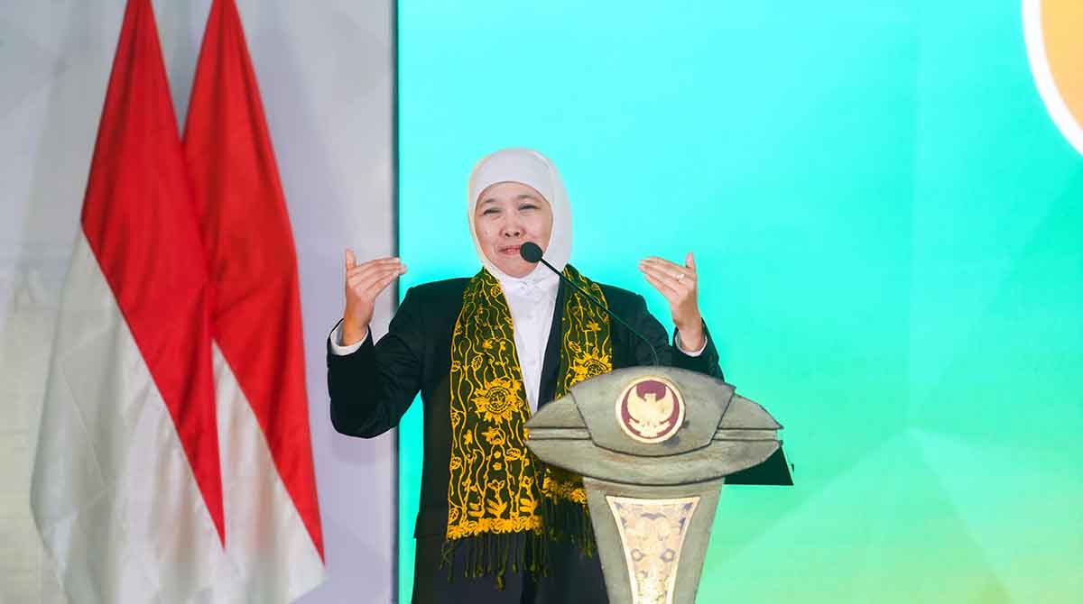 Gubernur Jawa Timur, Khofifah Indar Parawansa.
