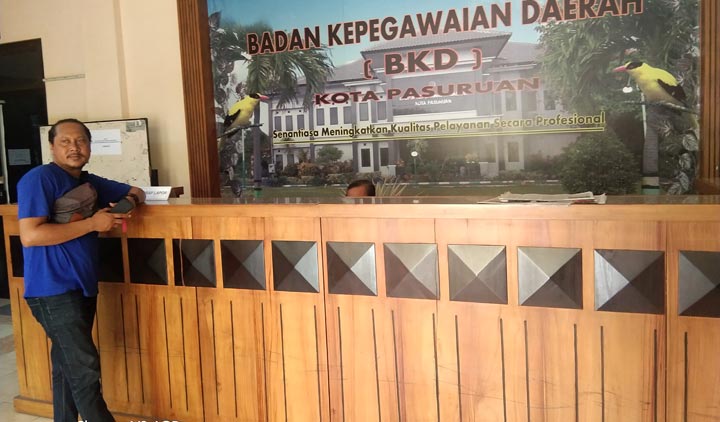 Kantor BKD Kota Pasuruan.