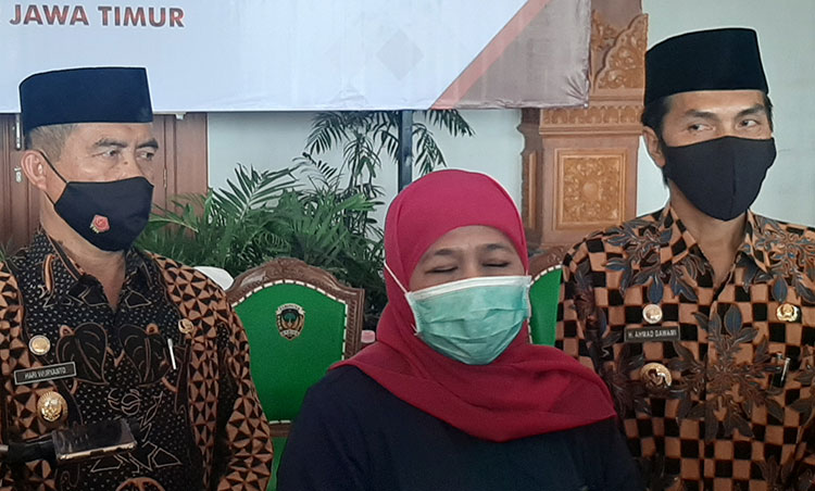 Gubernur Jatim Resmikan Tim Penegak Disiplin Protokol Kesehatan