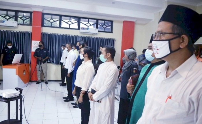 Di Tengah Pandemi, 1.032 Anggota PPS Pilbup Kediri 2020 Resmi Dilantik