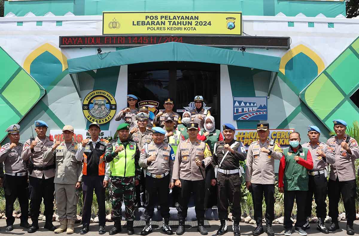 Ini yang Dilakukan Kapolres Kediri Kota saat Operasi Ketupat Semeru 2024