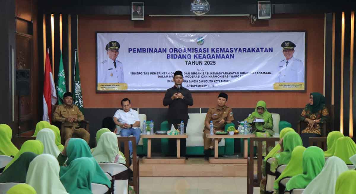 Wali Kota Pasuruan saat memberi sambutan.