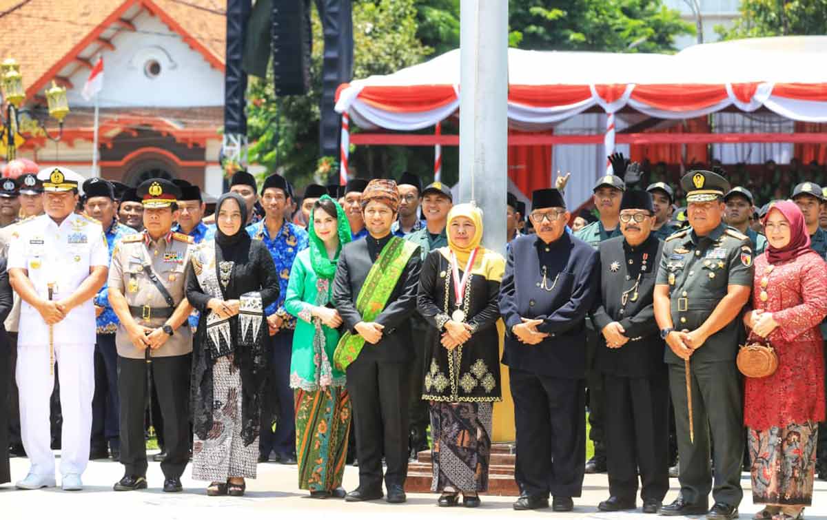 Hari Jadi Ke Jawa Timur Gubernur Khofifah Ajak Masyarakat Bawa Semangat Jer Basuki Mawa Beya