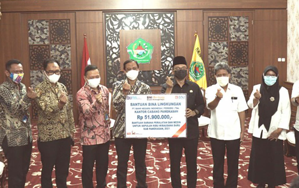 Program WUB Banjir Bantuan, BNI Beri Alat Produksi Dengan Nominal Rp.51,9 Juta