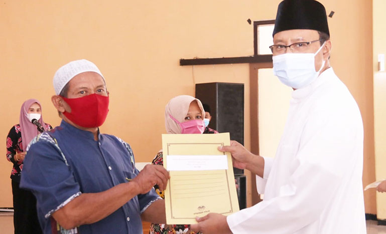 Wali Kota Pasuruan Saifullah Yusuf (Gus Ipul) saat Rapat Pembinaan Petugas Pemulasaran Jenazah (modin jenazah).