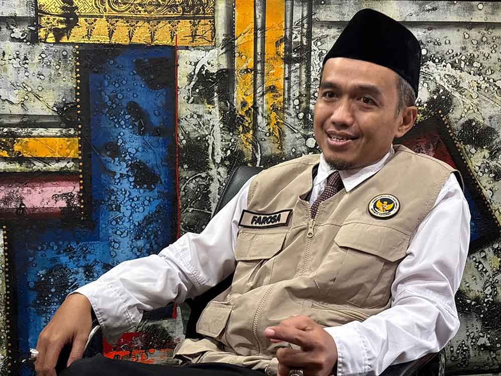 Kepala Pusat Data dan Teknologi Informasi Kemenhaj RI, Farosa.