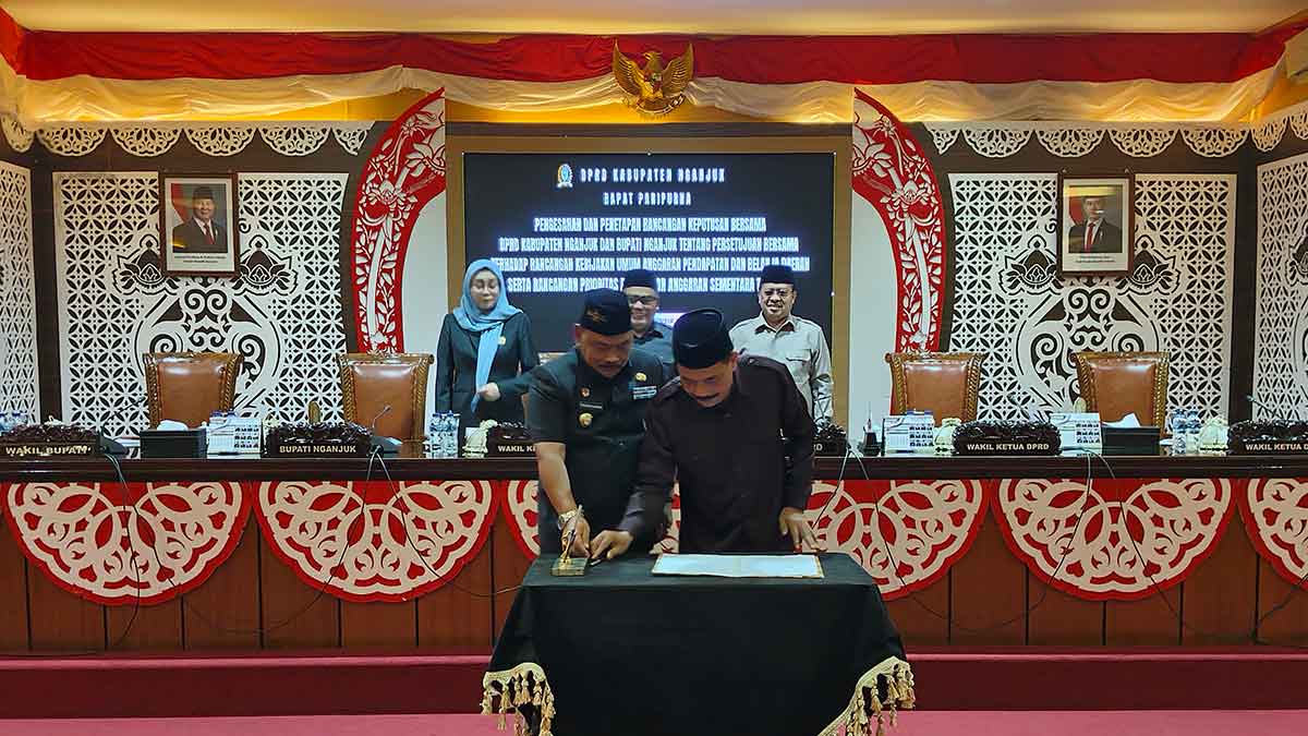 DPRD Nganjuk Sahkan KUA-PPAS 2026, Prioritaskan Kesehatan dan Infrastruktur