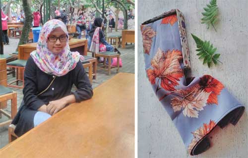 Dari Jilbab, Perempuan Muda ini Sulap Uang Rp 70 Ribu Jadi Rp 500 Ribu