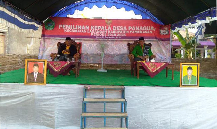 Pilkades di Desa Proppo, Pamekasan.