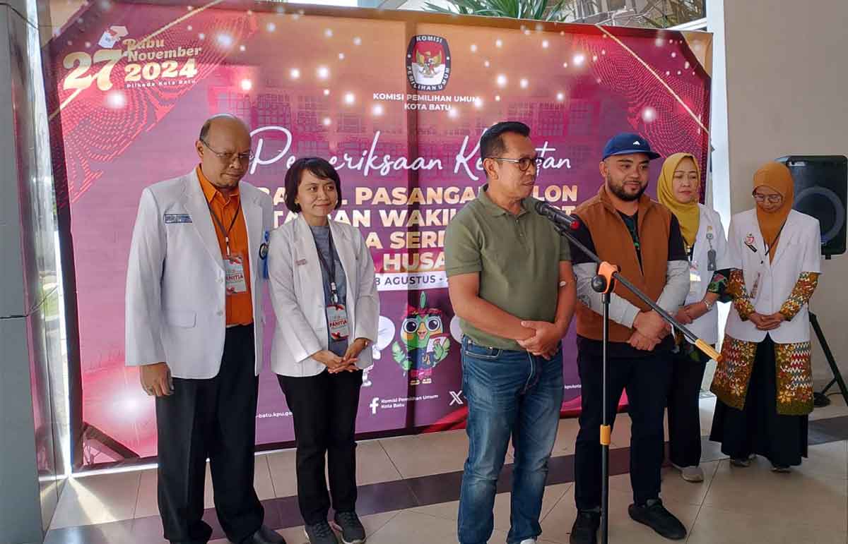 Cak Nur-Mas Heli Jalani Tes Kesehatan di RSUD Karsa Husada Batu