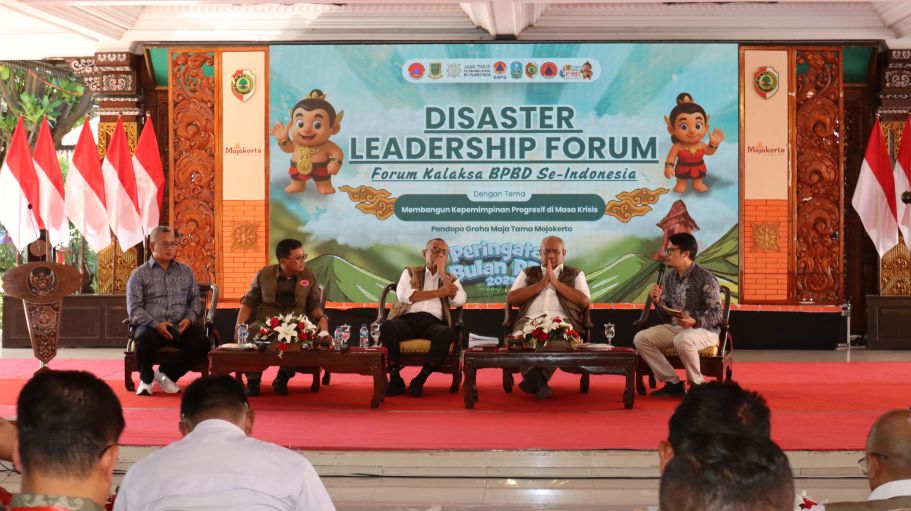 Disaster Leadership Forum yang diikuti Kalaksa BPBD se-Indonesia di Kabupaten Mojokerto