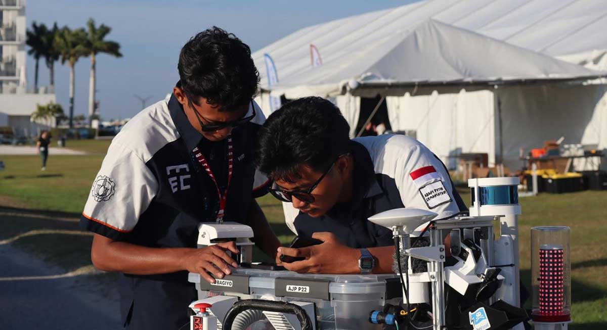 Tim Barunastra ITS saat unjuk gigi di International RoboBoat Competition 2026.
