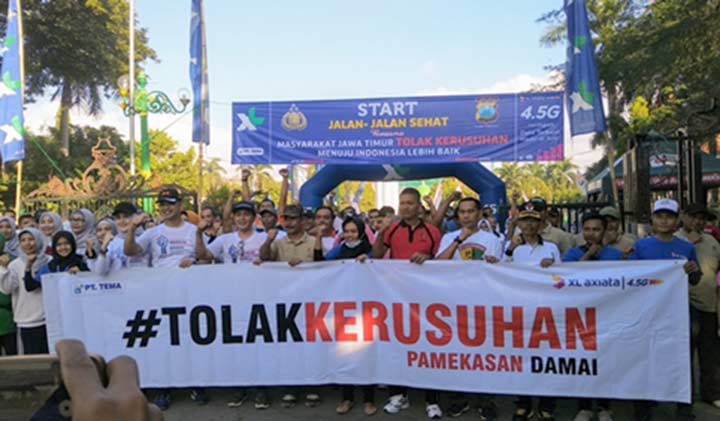 Bupati, Kapolres, dan Dandim 0826/Pamekasan Deklarasi Tolak Kerusuhan