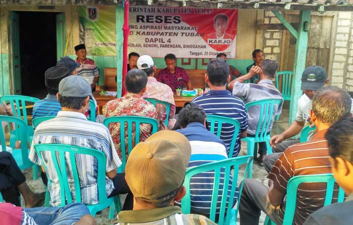 Ketua Komisi B DPRD Tuban Reses di Bangilan