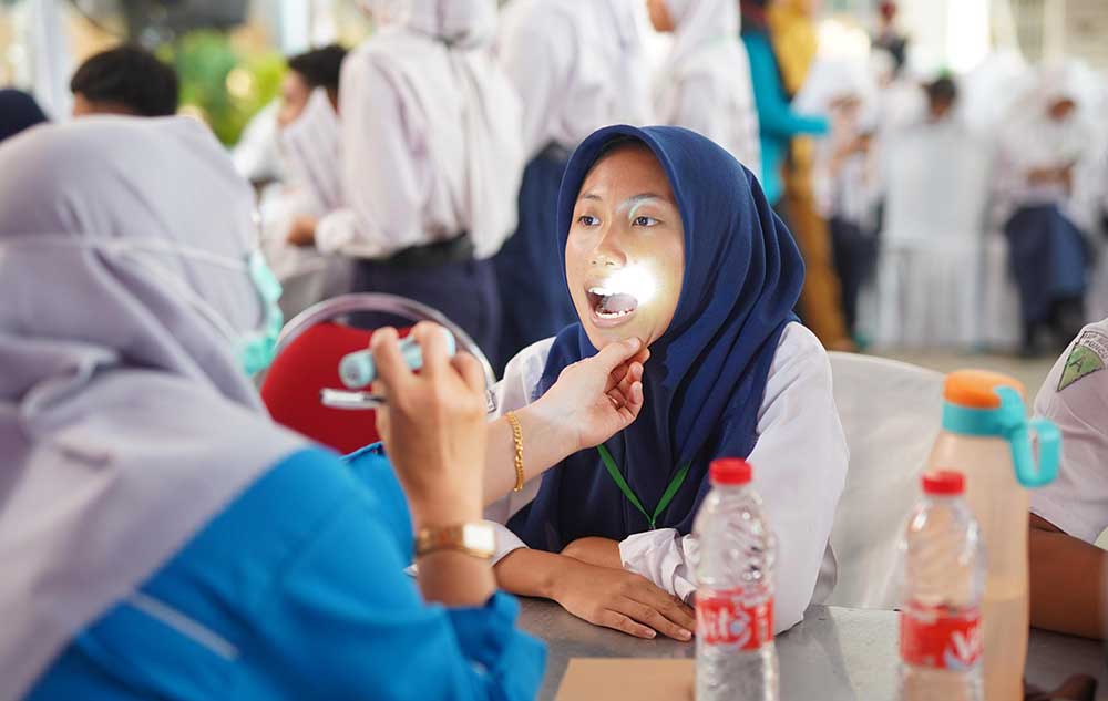 Cek Kesehatan Gratis di Kabupaten Kediri Juga Sasar Kalangan Pelajar