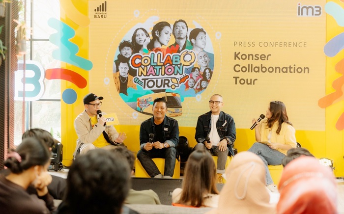 Kegiatan press conference Collabonation Tour.