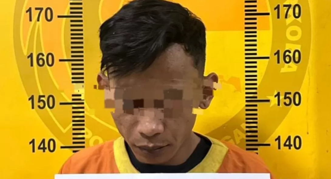 Pelaku BK yang kini telah ditahan di Mapolres Lamongan