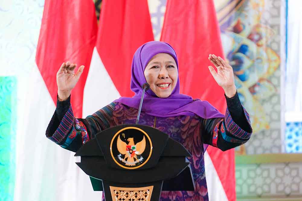 Gubernur Jatim, Khofifah Indar Parawansa. (Ist)