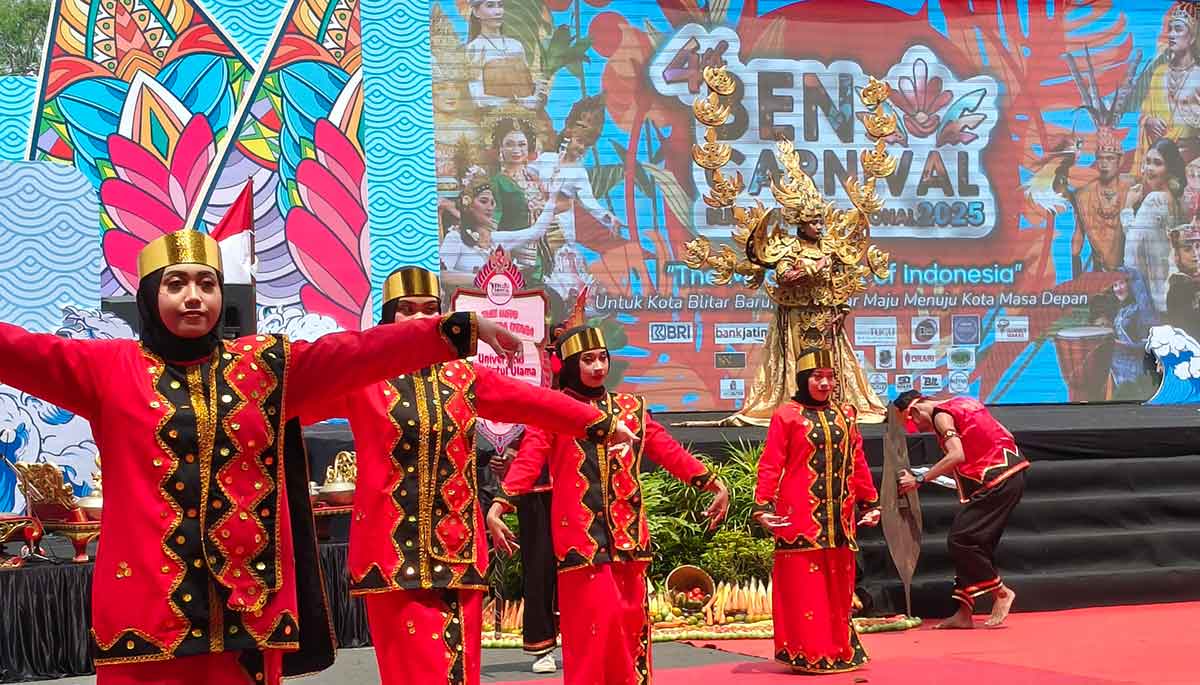 Salah satu pagelaran di BEN atau Blitar Ethnic National Carnival tahun ini.