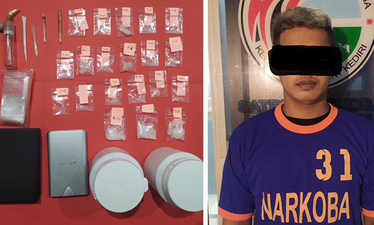 Edarkan Narkoba, Warga Kandangan Kediri Diringkus Polisi