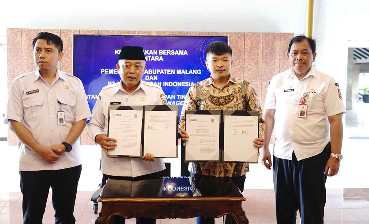 Bupati Malang Teken MOU dengan PT Milion Limbah Indonesia
