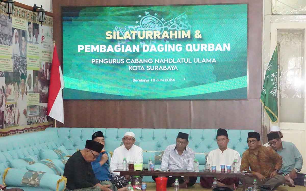 Perayaan Idul Adha 2024 yang digelar PCNU Surabaya.