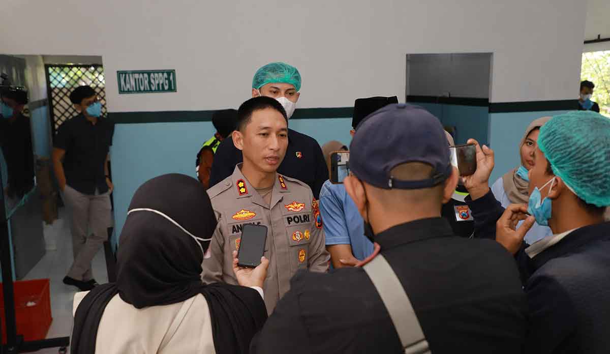 Kapolres Kediri Kota saat memberi keterangan kepada awak media. Foto: Ist