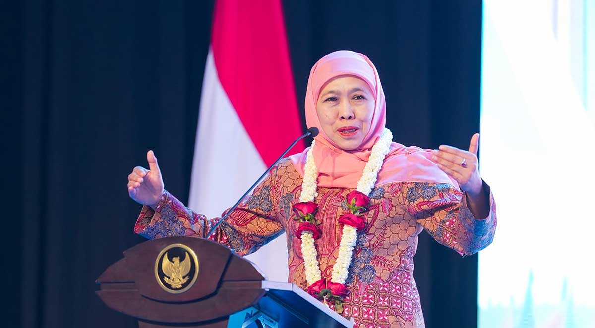 Gubernur Jawa Timur, Khofifah Indar Parawansa.