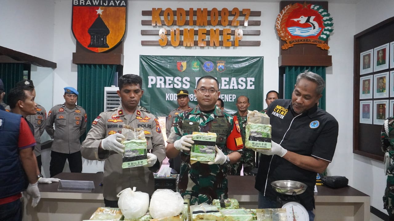 Dandim Sumenep Ungkap Kronologi Penemuan 35Kg Sabu oleh Nelayan