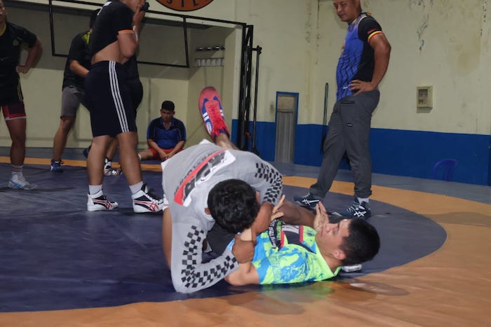 Pemusatan latihan fisik atlet PGSI Kota Batu dalam mempersiapkan Porprov 2025