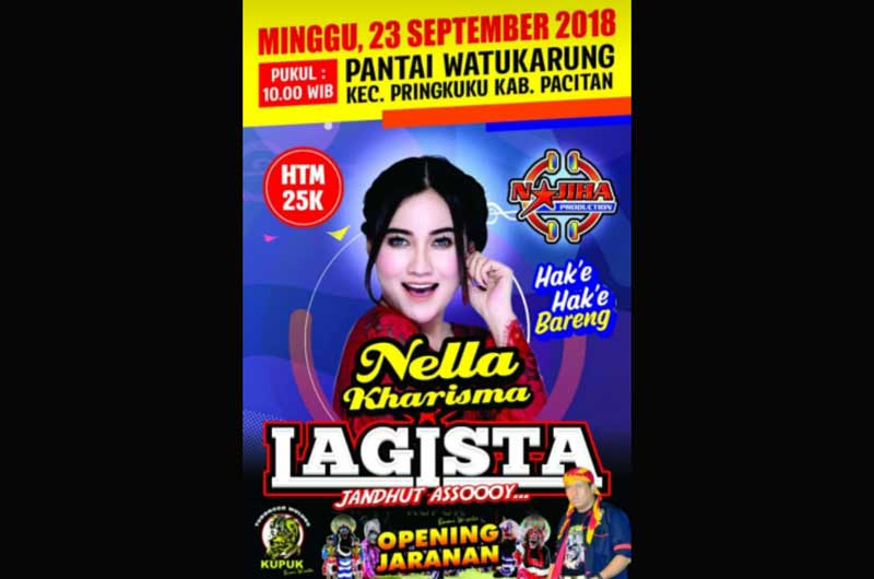 HTM konser Nella kharisma yang batal terlaksana.