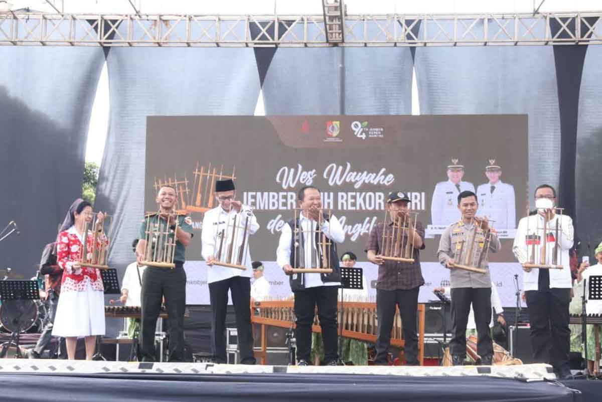 Pecahkan Rekor Muri, Ketua Penyelenggara Gebyar Angklung Jember Ungkap Penyebabnya