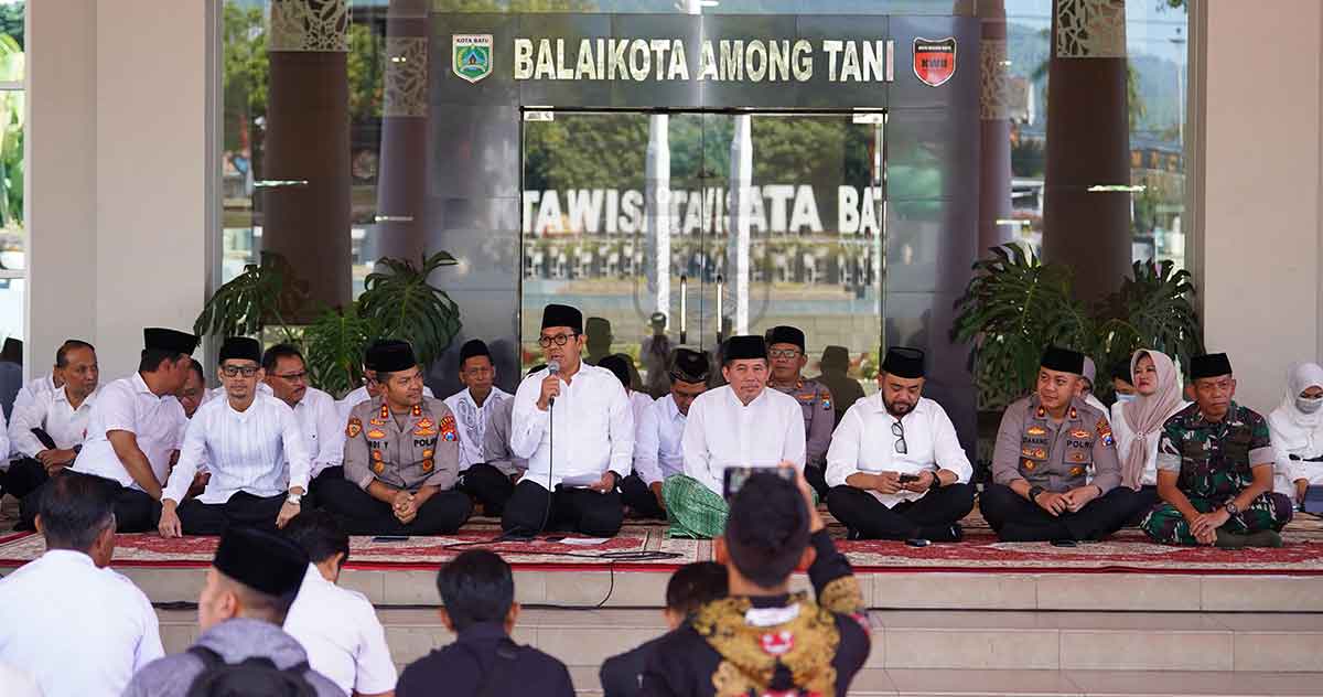 Doa bersama yang digelar Pemkot Batu.