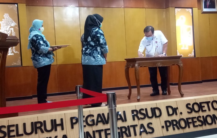 Tes Kesehatan Paslon, KPU Lamongan MoU dengan RSUD dr Soetomo 