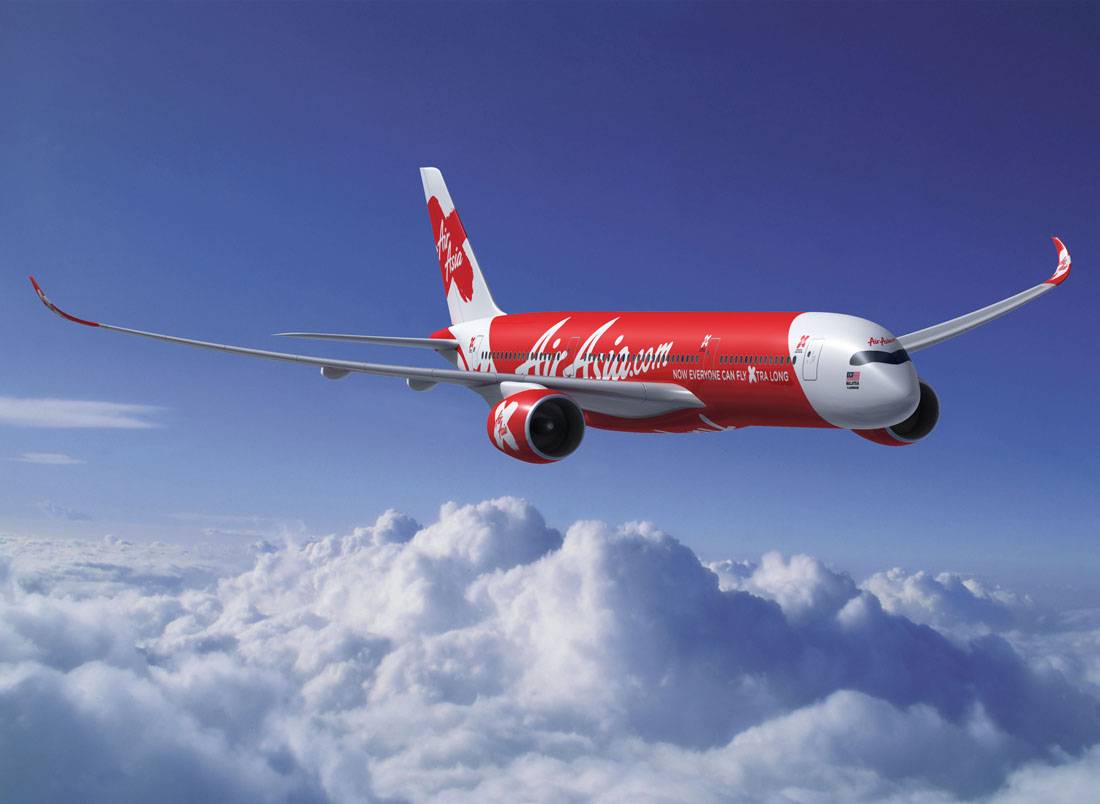 Pesawat AirAsia. foto via iberita.com