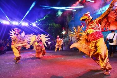 salah satu penampilan kontingen. foto:istimewa