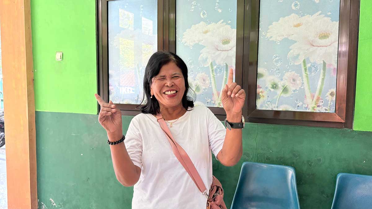Salah satu peserta JKN dari Kabupaten Mojokerto, Alfiyah.