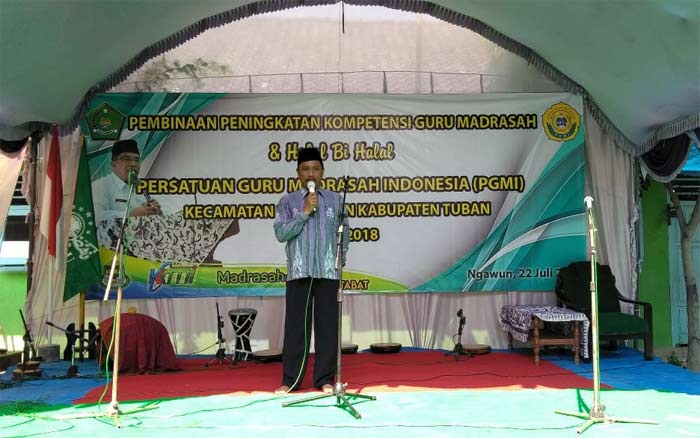 Ketua PGMI Parengan, Waryono.