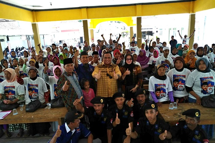 Anggota DPRD Jatim menggagas program Eksan NasDem Care yang merupakan program sosial sekaligus sebagai sarana mensosialisasikan Khofifah-Emil. Foto: ist