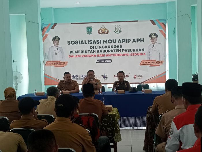 Kegiatan Sosialisasi Nota Kesepahaman (MoU) antara APIP dan APH