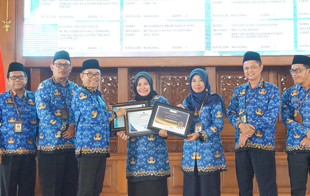 Momen pembinaan ASN Kemenag Tuban bersama Kakanwil Kemenag Jatim.