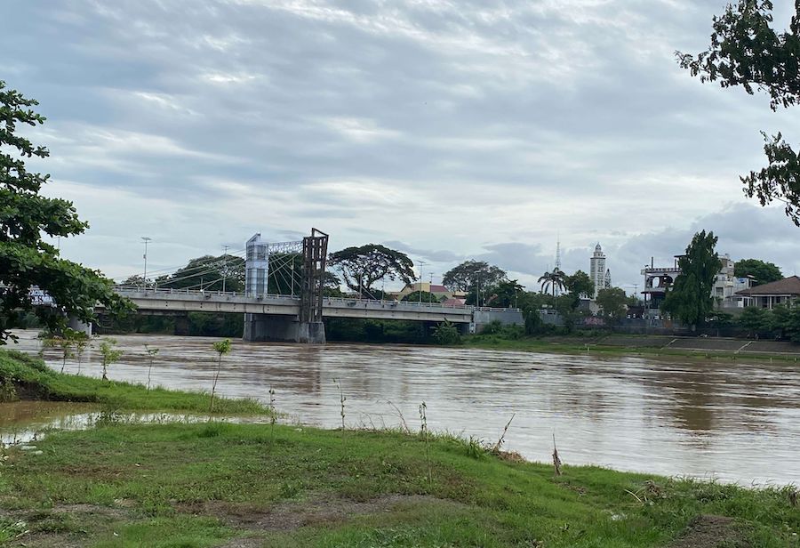 Debit Air Sungai Brantas Kota Kediri Mulai Naik, Warga Sebaiknya Waspada