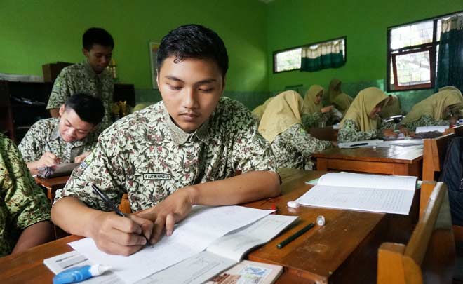 Mochammad Luthfi Hamdani, siswa MAN 1 Jombang. foto: RONY S/ BANGSAONLINE