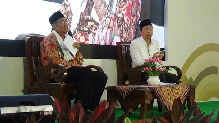 Wakil Menteri Keuangan RI Prof. Dr. Mardiasmo saat memberikan kuliah umum di pesantren Tebuireng Jombang, Senin (28/5/2018). 