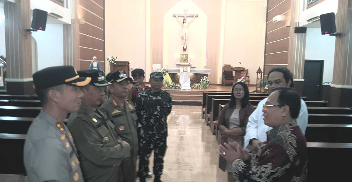 Peninjauan yang dilakukan jajaran Forkopimda Kabupaten Madiun.